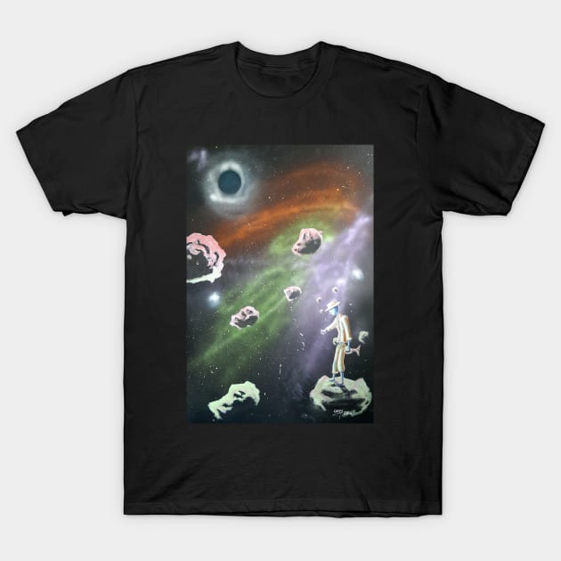 robots and jazz: can I get a lift T-Shirt by Space Spector